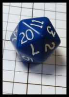 Dice : Dice - DM Collection - Chessex Opaque Blue D20 - Ebay Sept 2014